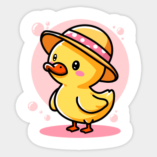 Cute Duck Sticker